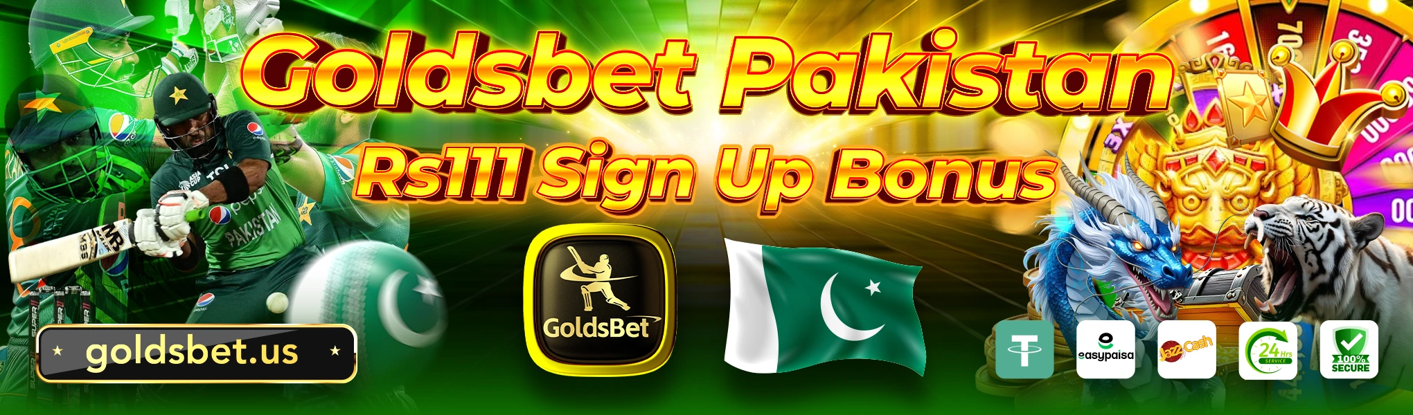 GoldsBet Pakistan Banner